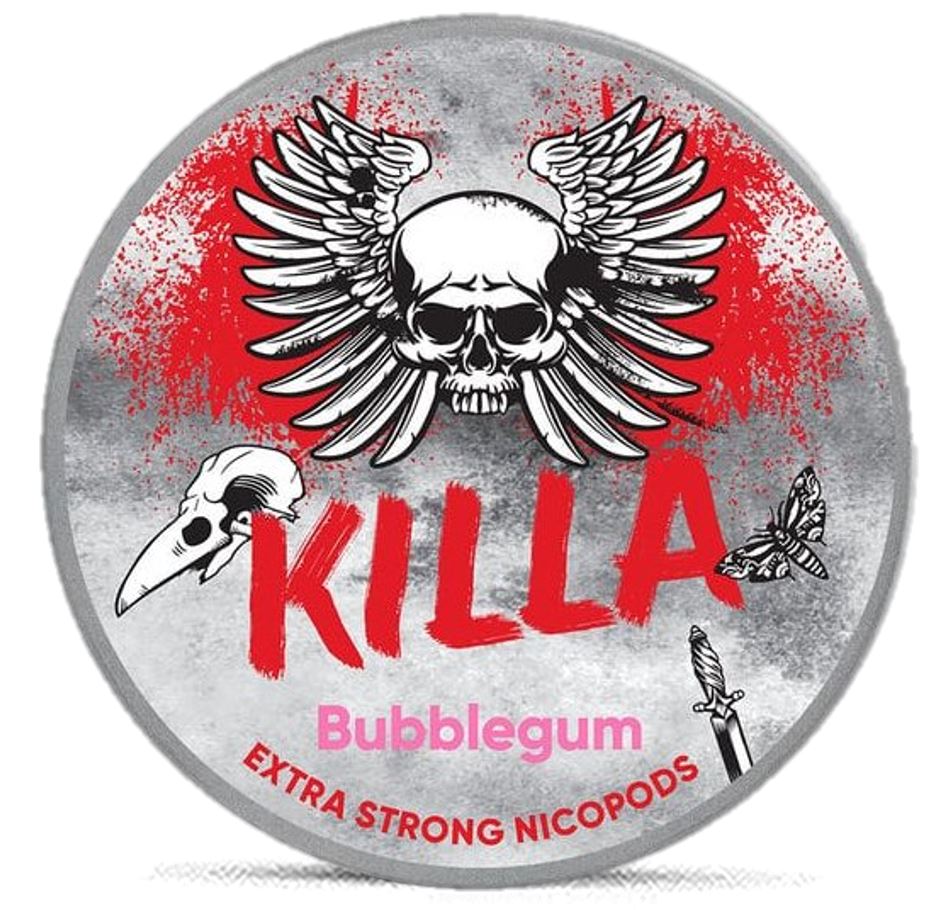 KILLA EXTRA STRONG - BUBBLEGUM 12.8MG